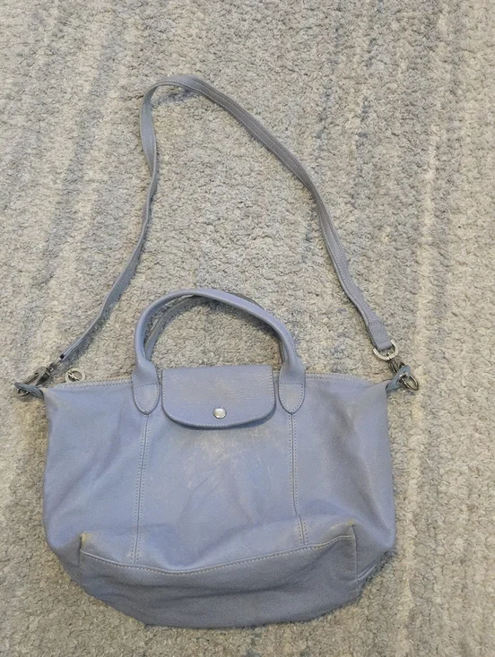 Authentic LONGCHAMP Le Pliage Cuir Small Top Handle Leather Crossbody Bag - Picture 1 of 15